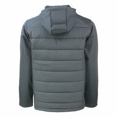 New York Yankees Cutter & Buck Evoke Hybrid Eco Softshell Recycled Full-Zip Hoodie - Gray Hoodies