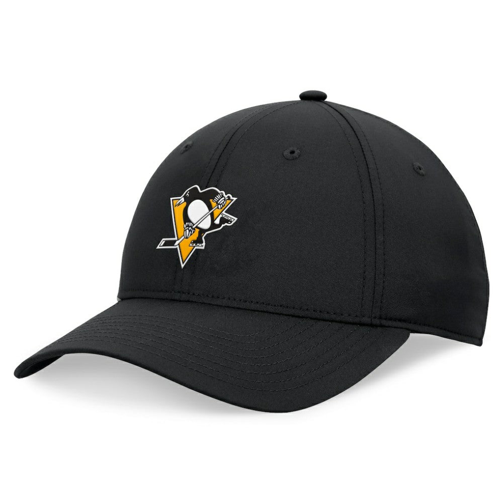 Pittsburgh Penguins Fanatics Front Office Ripstop Adjustable Hat - Black | US 200496221