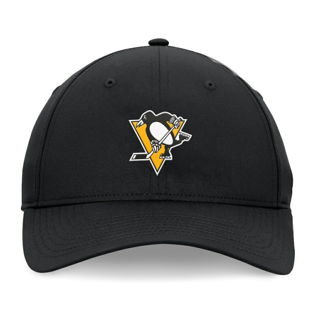 Pittsburgh Penguins Fanatics Front Office Ripstop Adjustable Hat - Black | US 200496221