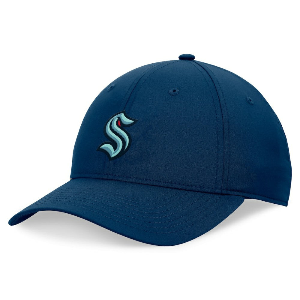 Seattle Kraken Fanatics Front Office Ripstop Adjustable Hat - Deep Sea Blue | US 200496222
