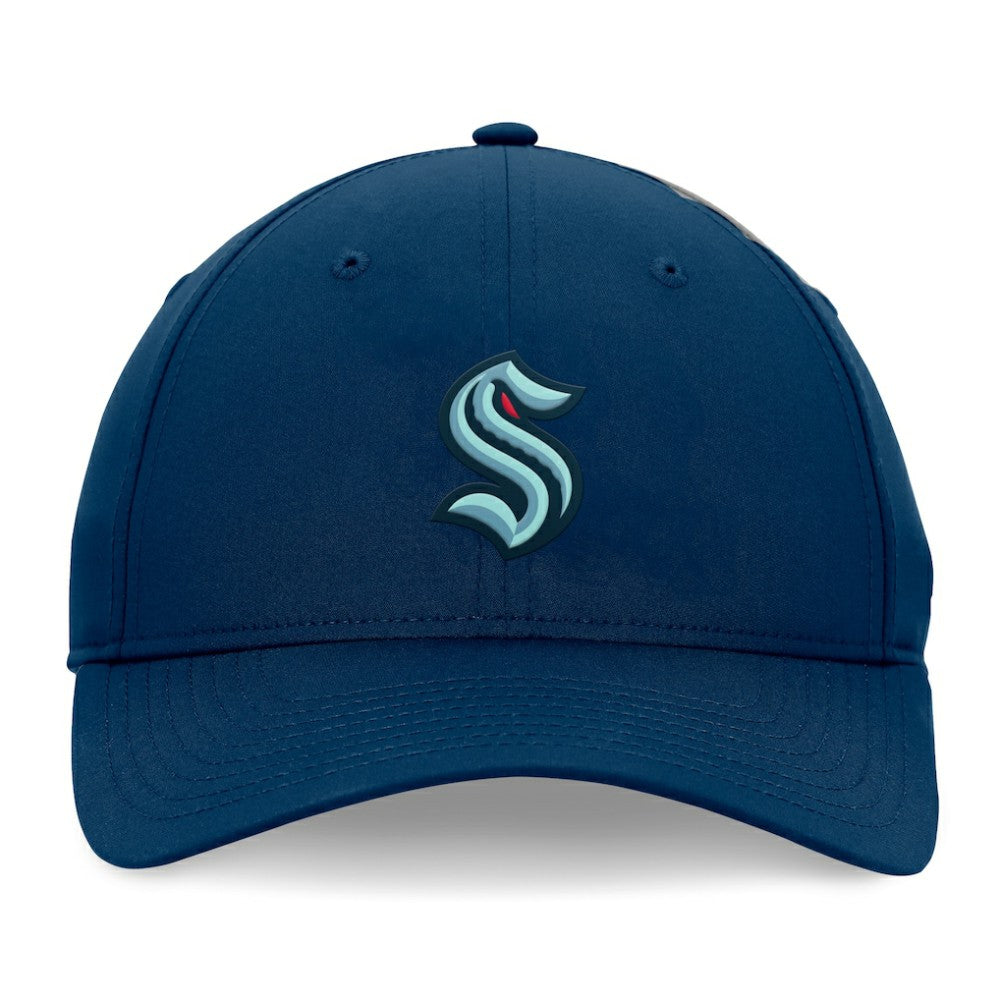 Seattle Kraken Fanatics Front Office Ripstop Adjustable Hat - Deep Sea Blue | US 200496222