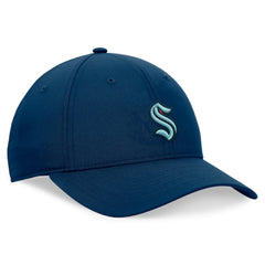 Seattle Kraken Fanatics Front Office Ripstop Adjustable Hat - Deep Sea Blue | US 200496222