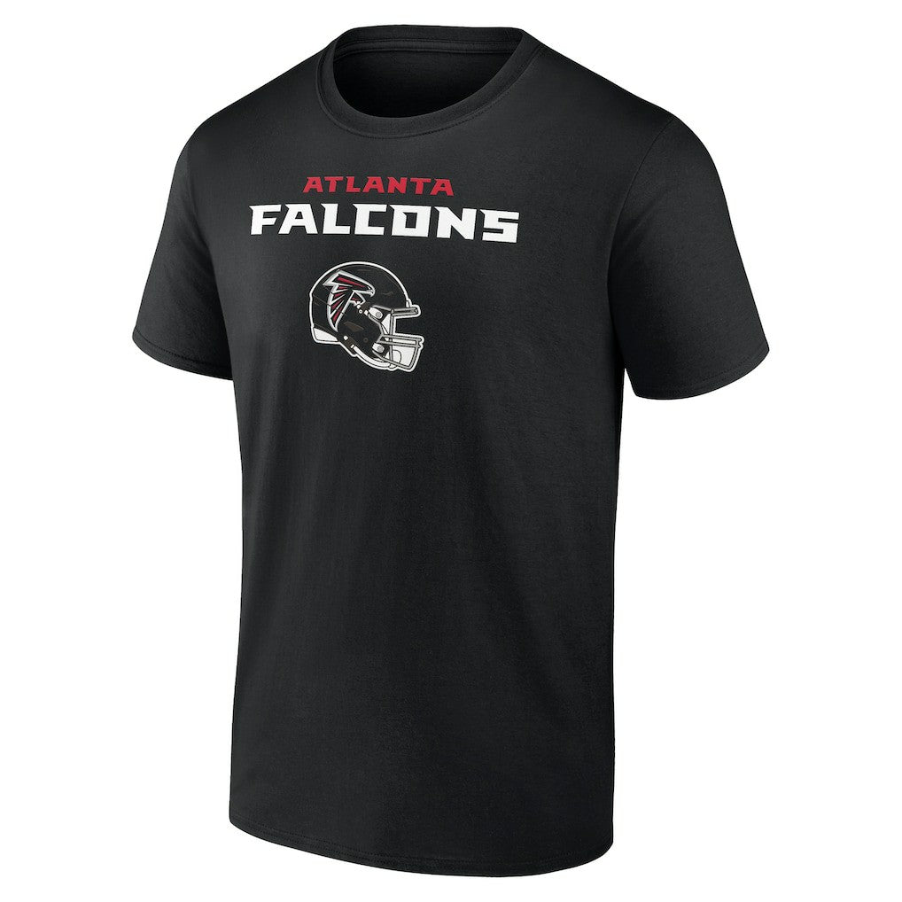 Bijan Robinson Atlanta Falcons Team Wordmark Name & Number T-Shirt - Black T-shirts