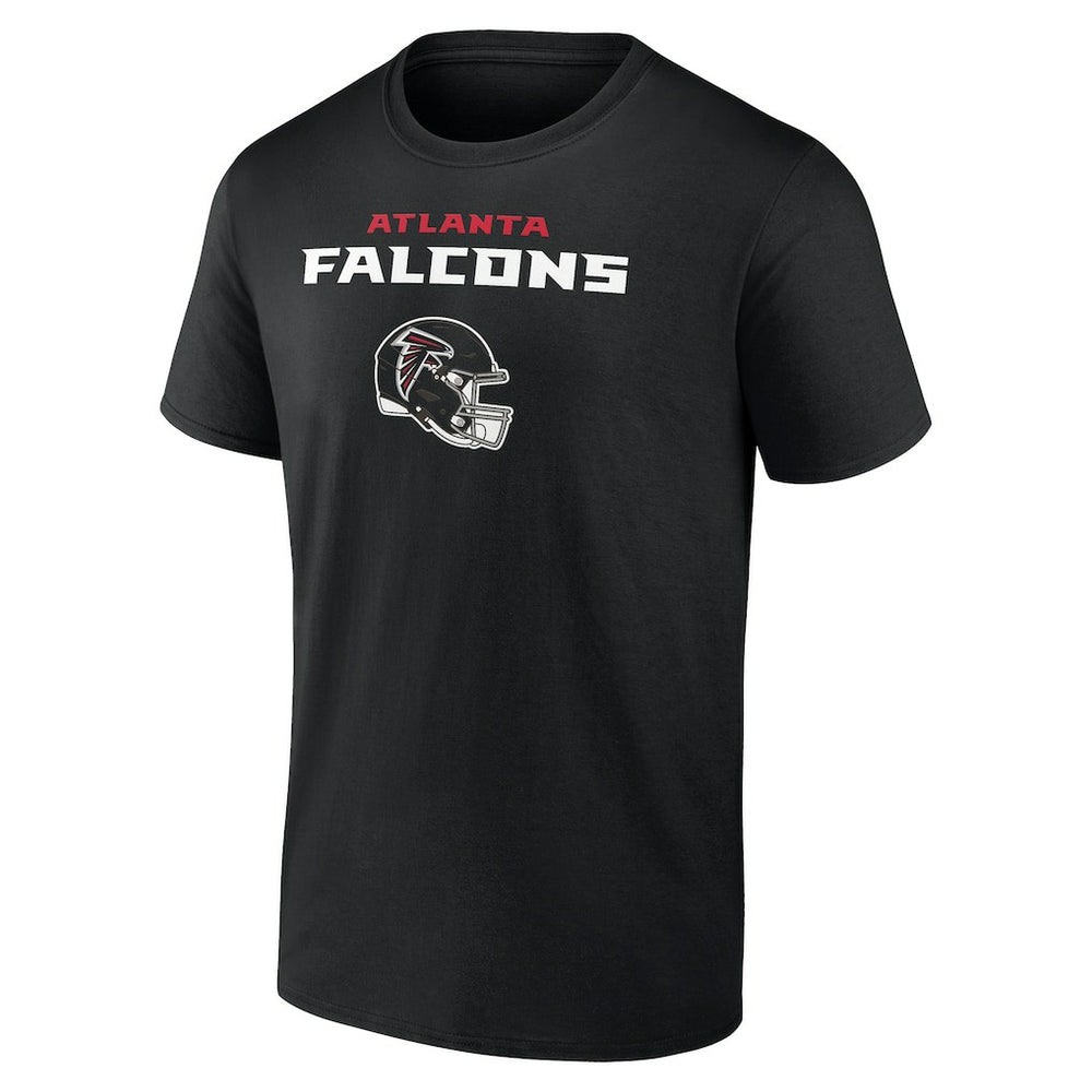 Bijan Robinson Atlanta Falcons Team Wordmark Name & Number T-Shirt - Black T-shirts
