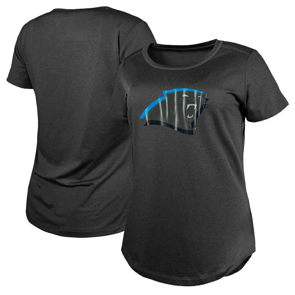 Carolina Panthers New Era Women's 2024 NFL Draft T-Shirt - Charcoal T-shirts