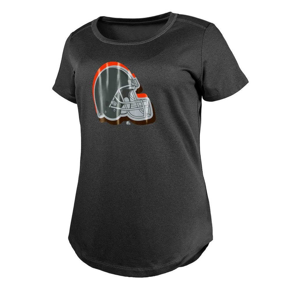 Cleveland Browns New Era Women's 2024 NFL Draft T-Shirt - Charcoal T-shirts