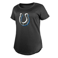 Indianapolis Colts New Era Women's 2024 NFL Draft T-Shirt - Charcoal T-shirts
