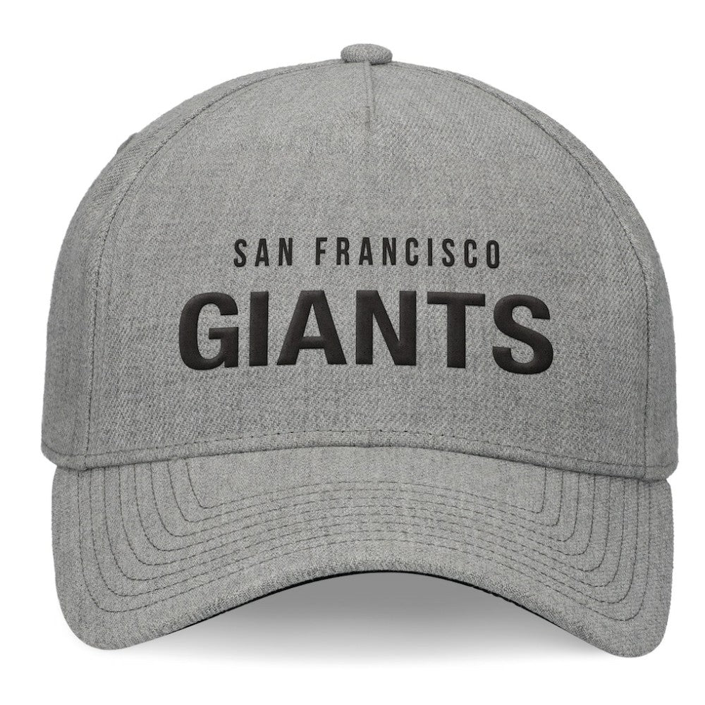 San Francisco Giants Fanatics Elements A-Frame Structured Adjustable Hat - Heather Gray Hats