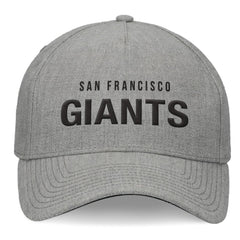 San Francisco Giants Fanatics Elements A-Frame Structured Adjustable Hat - Heather Gray Hats