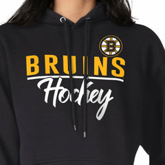 Boston Bruins G-III 4Her by Carl Banks Women's Team Sport Tri-Blend Fleece Hoodie - Black | US 200497115