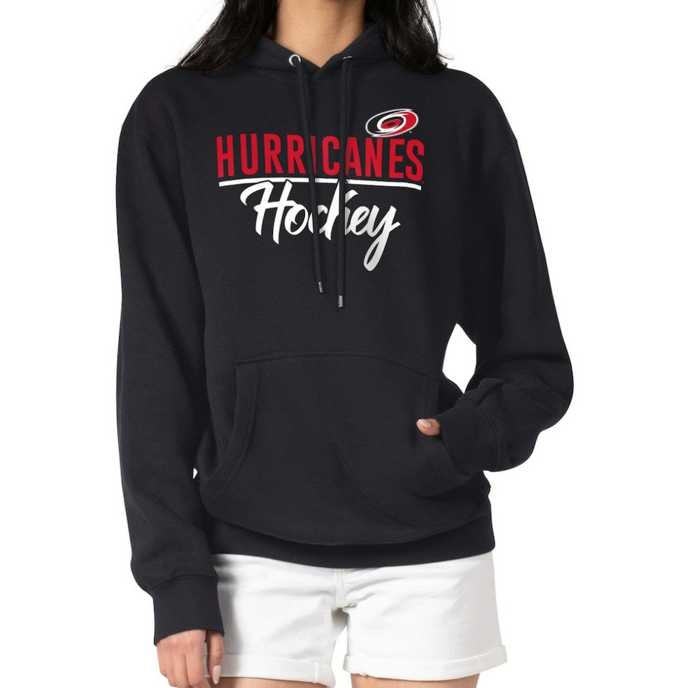 Carolina Hurricanes G-III 4Her by Carl Banks Women's Team Sport Tri-Blend Fleece Hoodie - Black | US 200497116