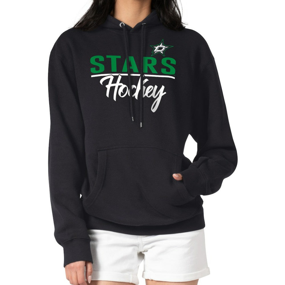 Dallas Stars G-III 4Her by Carl Banks Women's Team Sport Tri-Blend Fleece Hoodie - Black | US 200497119
