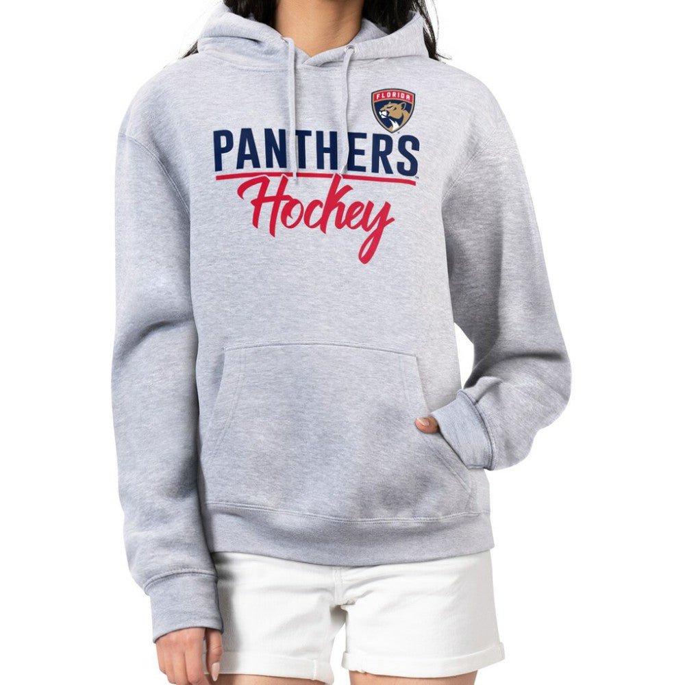 Florida Panthers G-III 4Her by Carl Banks Women's Team Sport Tri-Blend Fleece Hoodie - Heather Gray | US 200497142