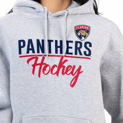 Florida Panthers G-III 4Her by Carl Banks Women's Team Sport Tri-Blend Fleece Hoodie - Heather Gray | US 200497142