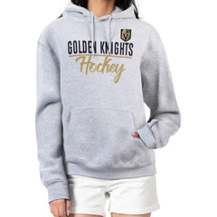 Vegas Golden Knights G-III 4Her by Carl Banks Women's Team Sport Tri-Blend Fleece Hoodie - Heather Gray | US 200497160