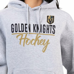 Vegas Golden Knights G-III 4Her by Carl Banks Women's Team Sport Tri-Blend Fleece Hoodie - Heather Gray | US 200497160