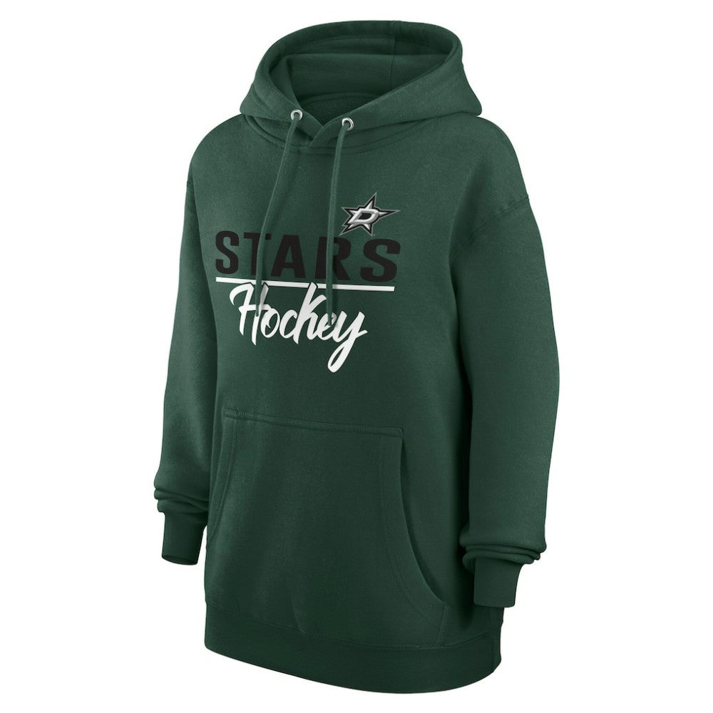 Dallas Stars G-III 4Her by Carl Banks Women's Team Sport Tri-Blend Fleece Hoodie - Green | US 200497163