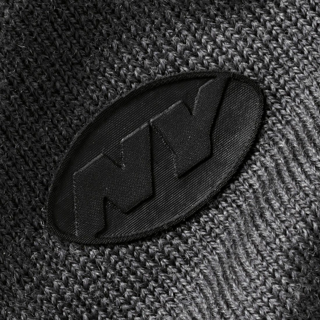 New York Jets Charles Tyrwhitt Merino Quarter-Zip Pullover Sweater - Gray Pullover