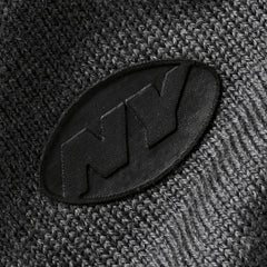 New York Jets Charles Tyrwhitt Merino Quarter-Zip Pullover Sweater - Gray Pullover