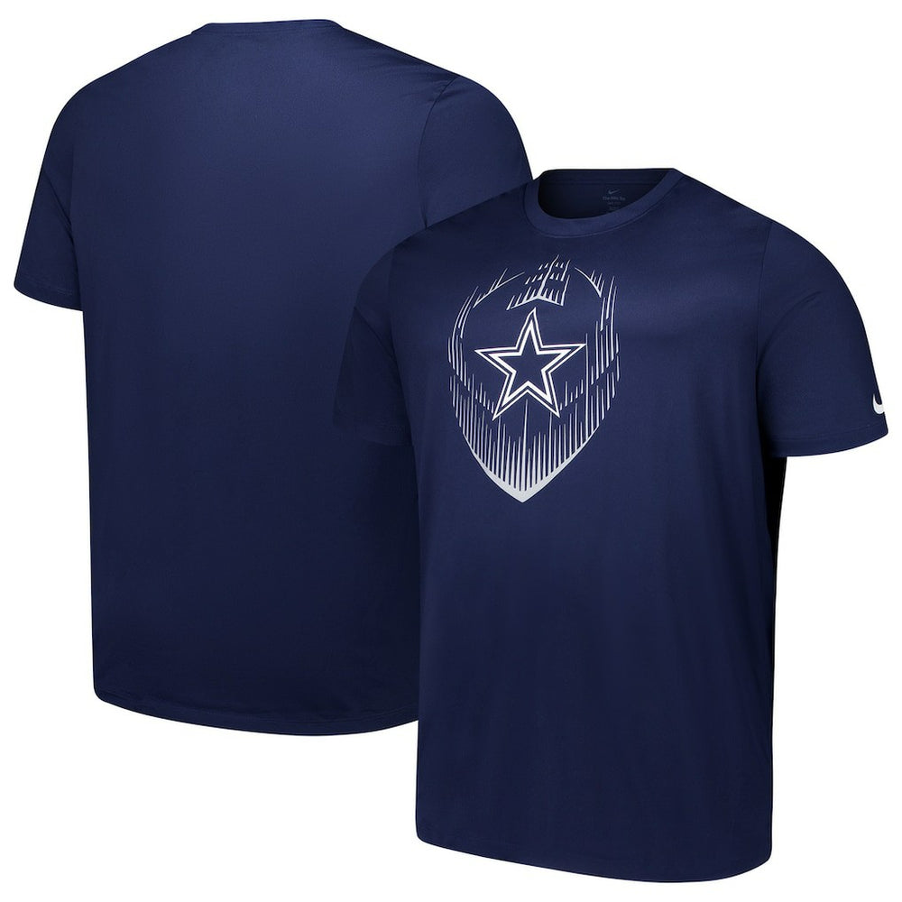 Dallas Cowboys Big & Tall Blitz Legend Icon T-Shirt - Navy T-shirts
