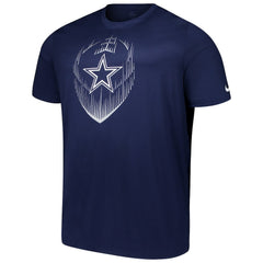 Dallas Cowboys Big & Tall Blitz Legend Icon T-Shirt - Navy T-shirts