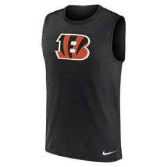 Cincinnati Bengals Blitz Legend Dri-FIT Muscle Tank Top - Black Tops