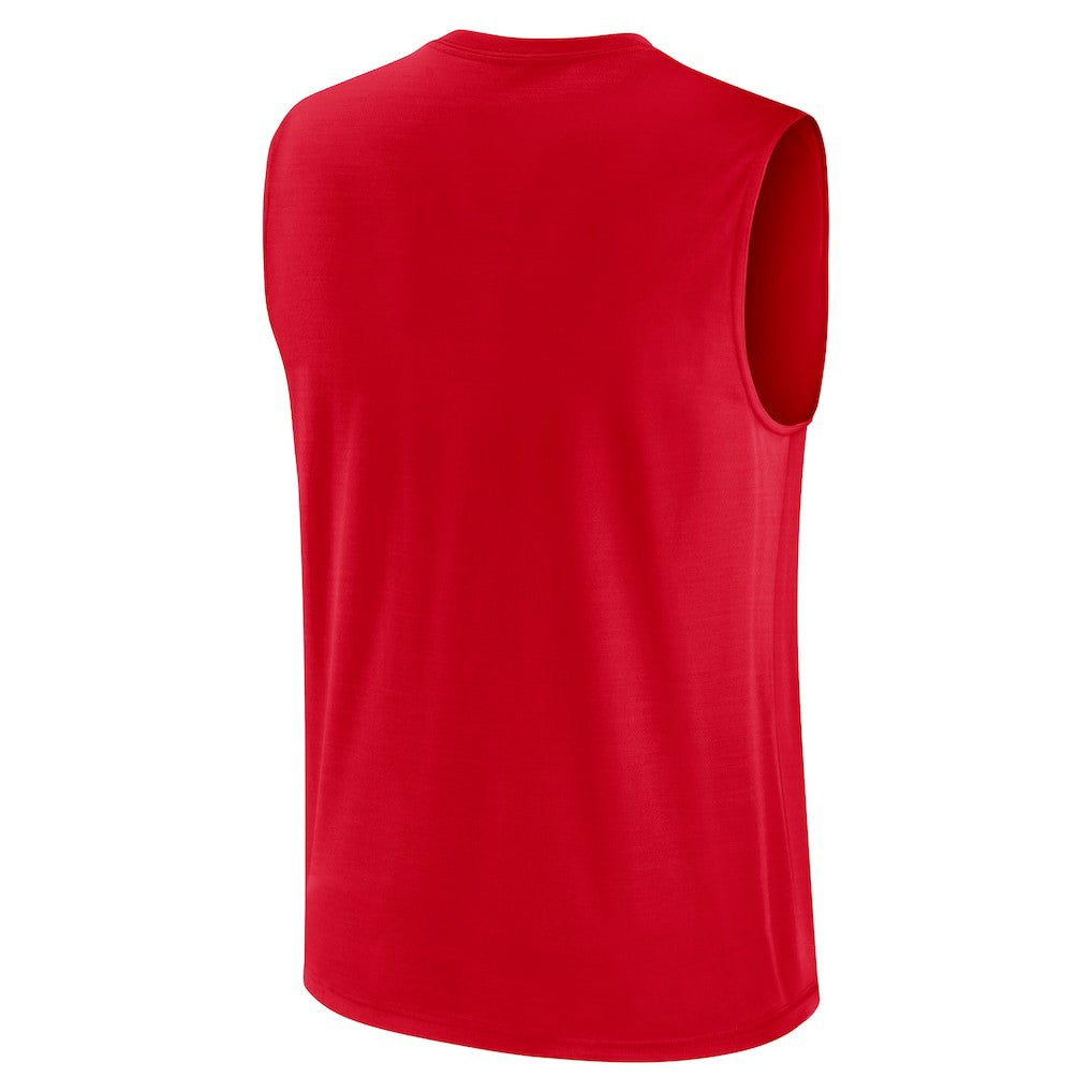 Kansas City Chiefs Blitz Legend Dri-FIT Muscle Tank Top - Red Tops