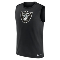 Las Vegas Raiders Blitz Legend Dri-FIT Muscle Tank Top - Black Tops