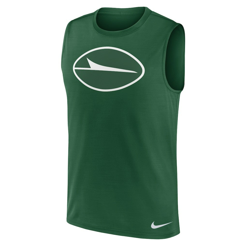 New York Jets Blitz Legend Dri-FIT Muscle Tank Top - Green Tops