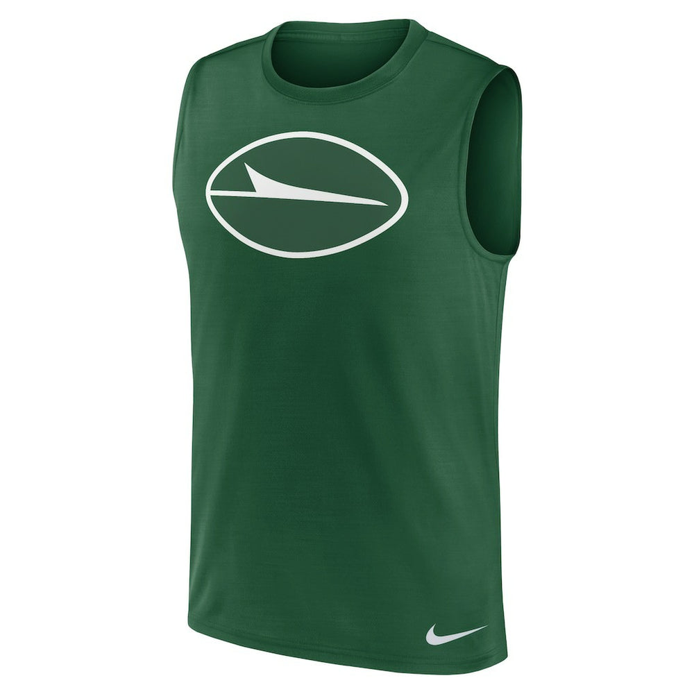 New York Jets Blitz Legend Dri-FIT Muscle Tank Top - Green Tops