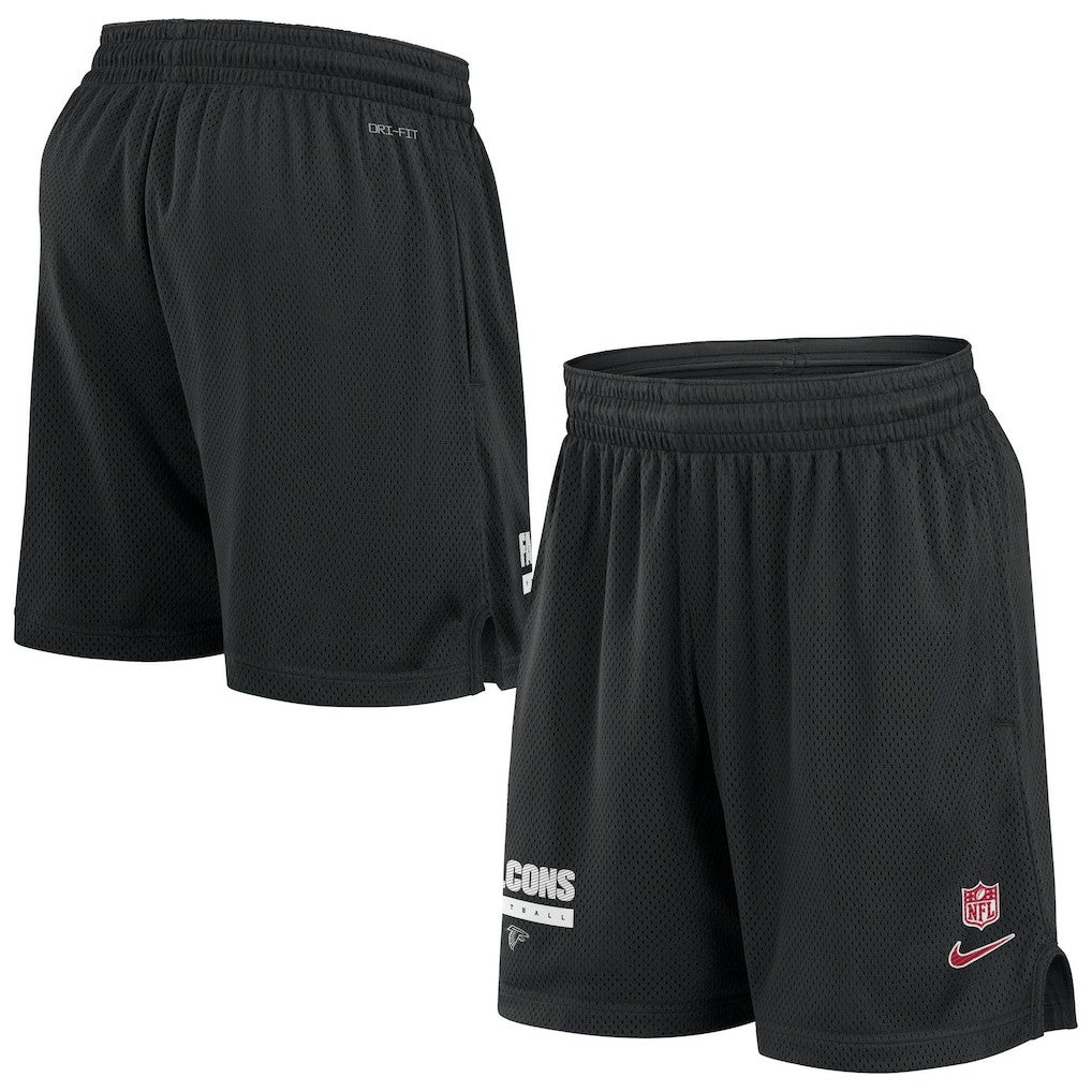Atlanta Falcons 2024 Sideline Performance Mesh Shorts - Black Shorts