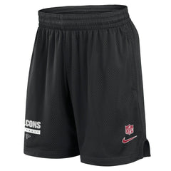 Atlanta Falcons 2024 Sideline Performance Mesh Shorts - Black Shorts