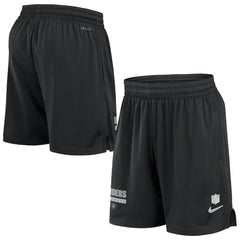 Las Vegas Raiders 2024 Sideline Performance Mesh Shorts - Black Shorts