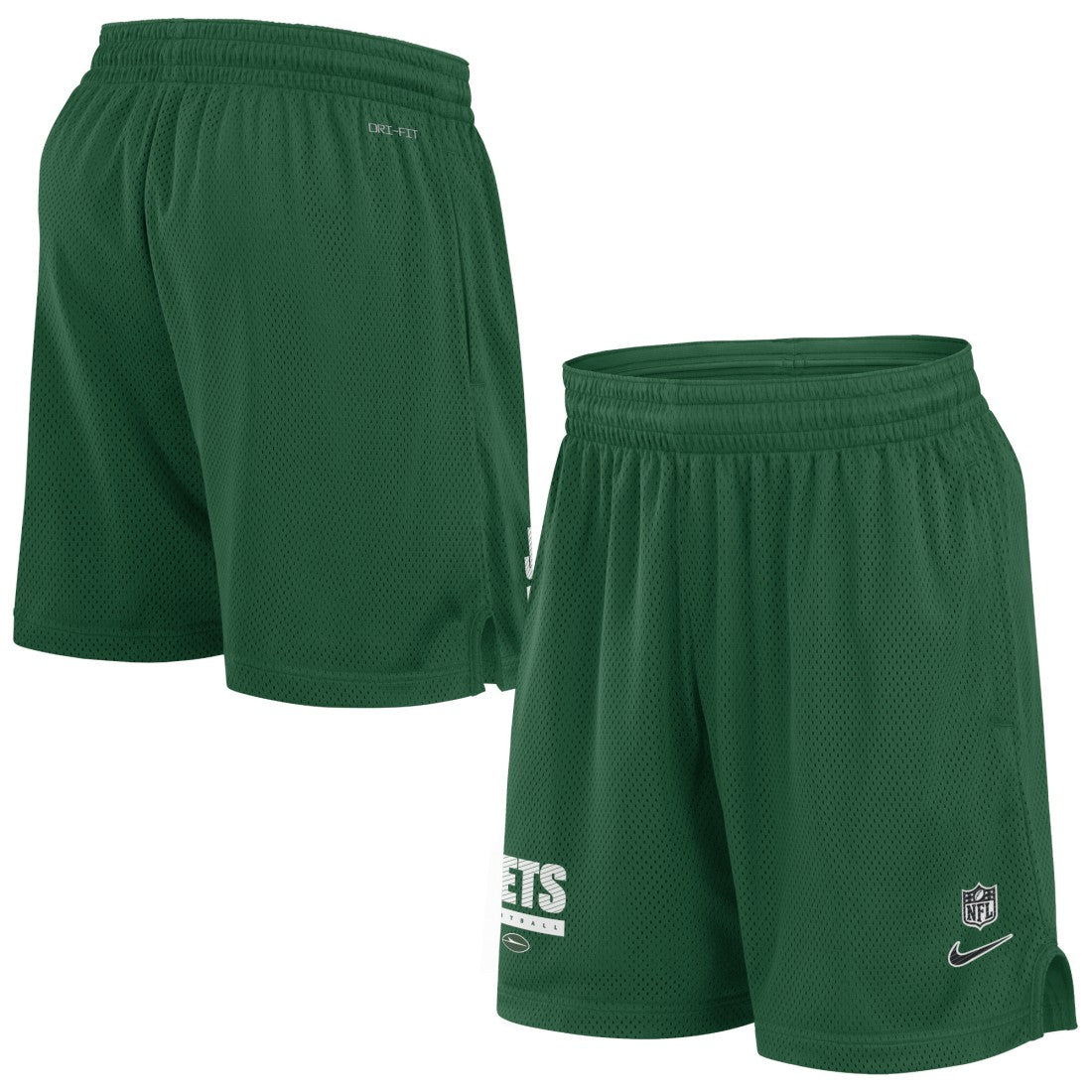 New York Jets 2024 Sideline Performance Mesh Shorts - Green Shorts