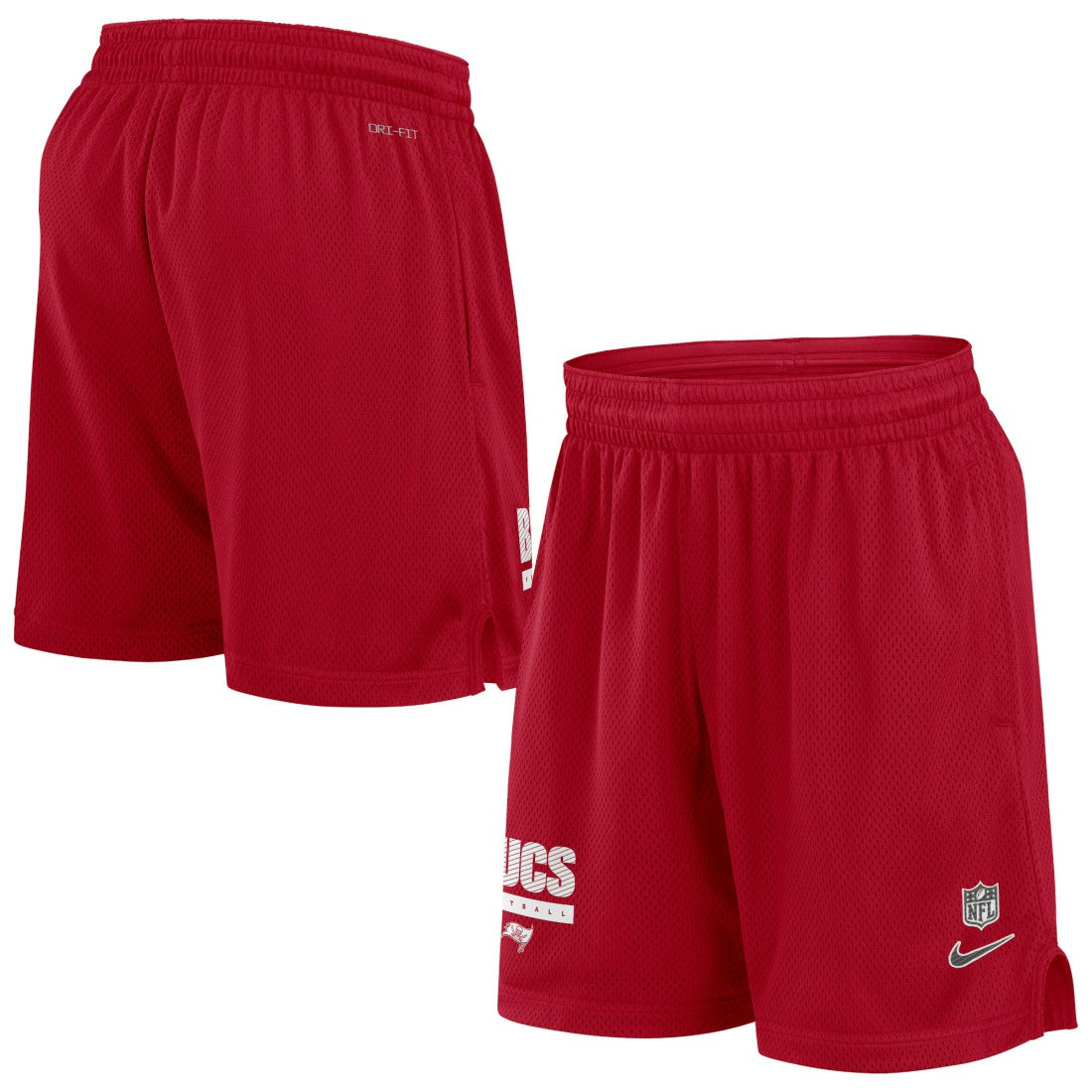 Tampa Bay Buccaneers 2024 Sideline Performance Mesh Shorts - Red Shorts