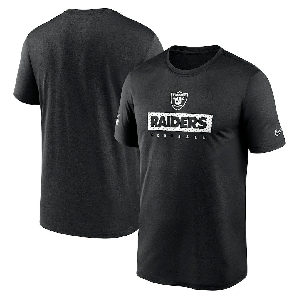 Las Vegas Raiders Sideline Legend Performance T-Shirt - Black T-shirts