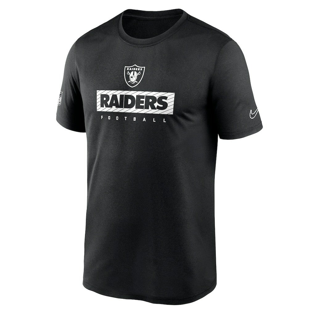 Las Vegas Raiders Sideline Legend Performance T-Shirt - Black T-shirts