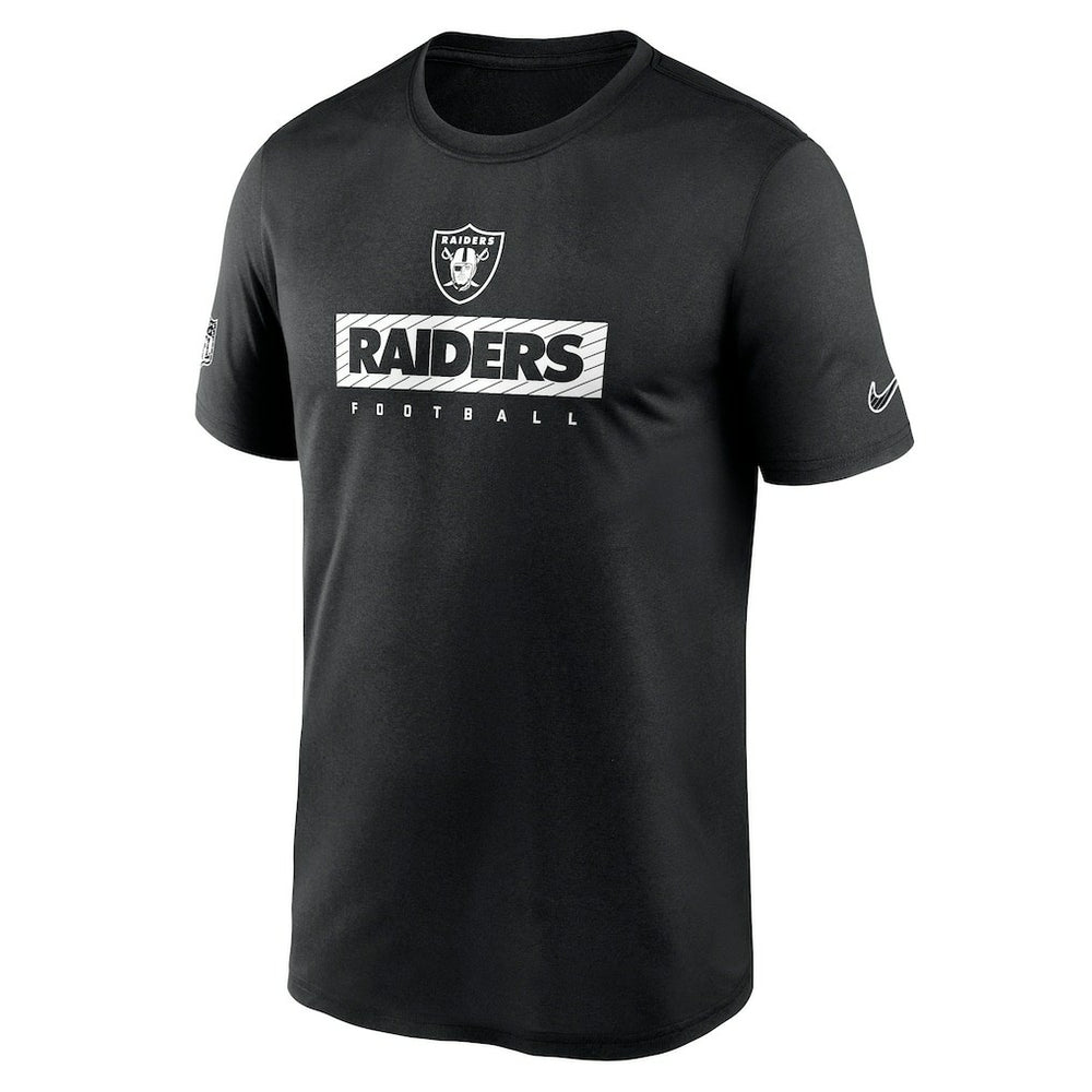 Las Vegas Raiders Sideline Legend Performance T-Shirt - Black T-shirts