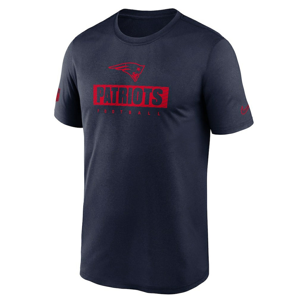 New England Patriots Sideline Legend Performance T-Shirt - Navy T-shirts
