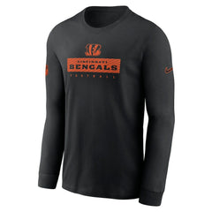 Cincinnati Bengals Sideline Dri-FIT Long Sleeve T-Shirt - Black T-shirts