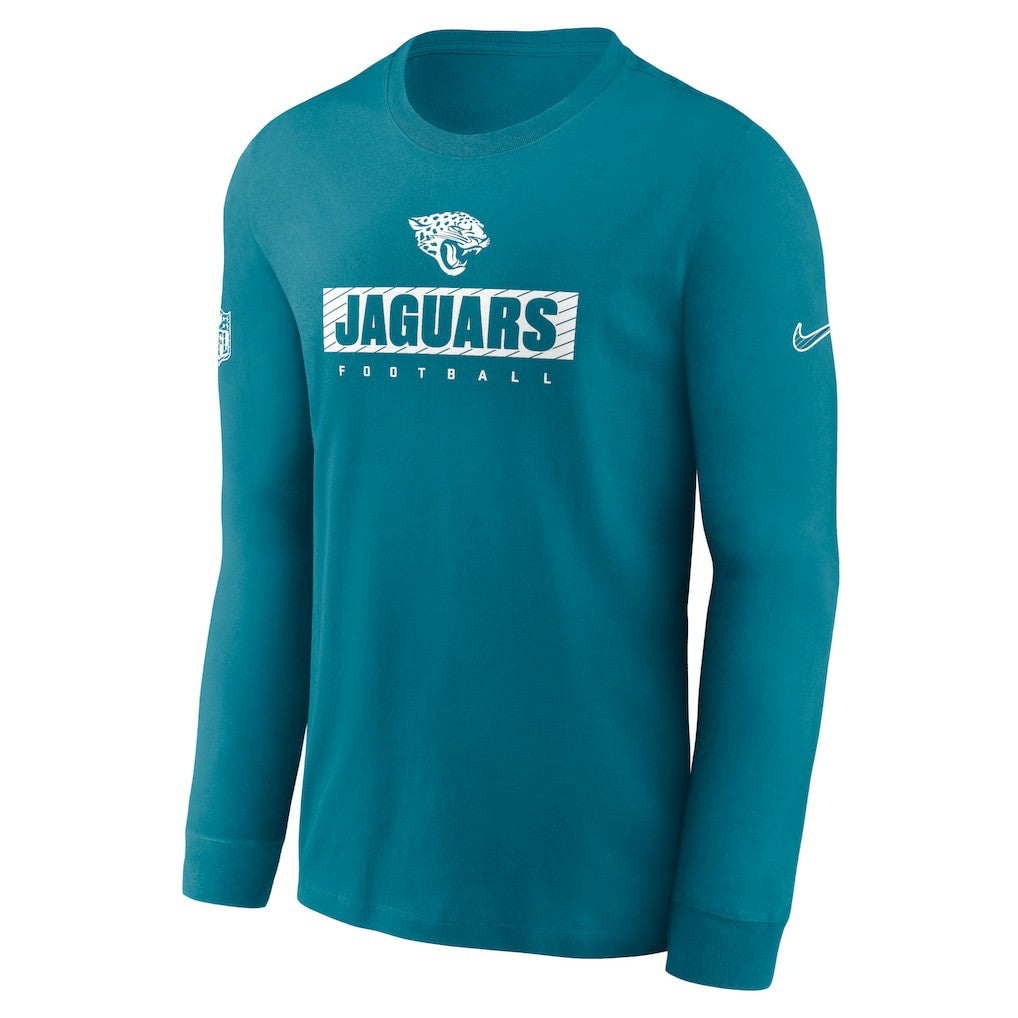 Jacksonville Jaguars Sideline Dri-FIT Long Sleeve T-Shirt - Teal T-shirts
