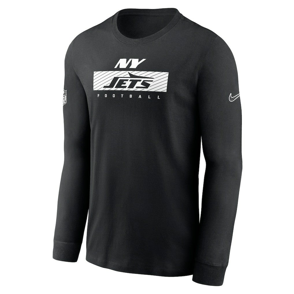 New York Jets Sideline Dri-FIT Long Sleeve T-Shirt - Black T-shirts