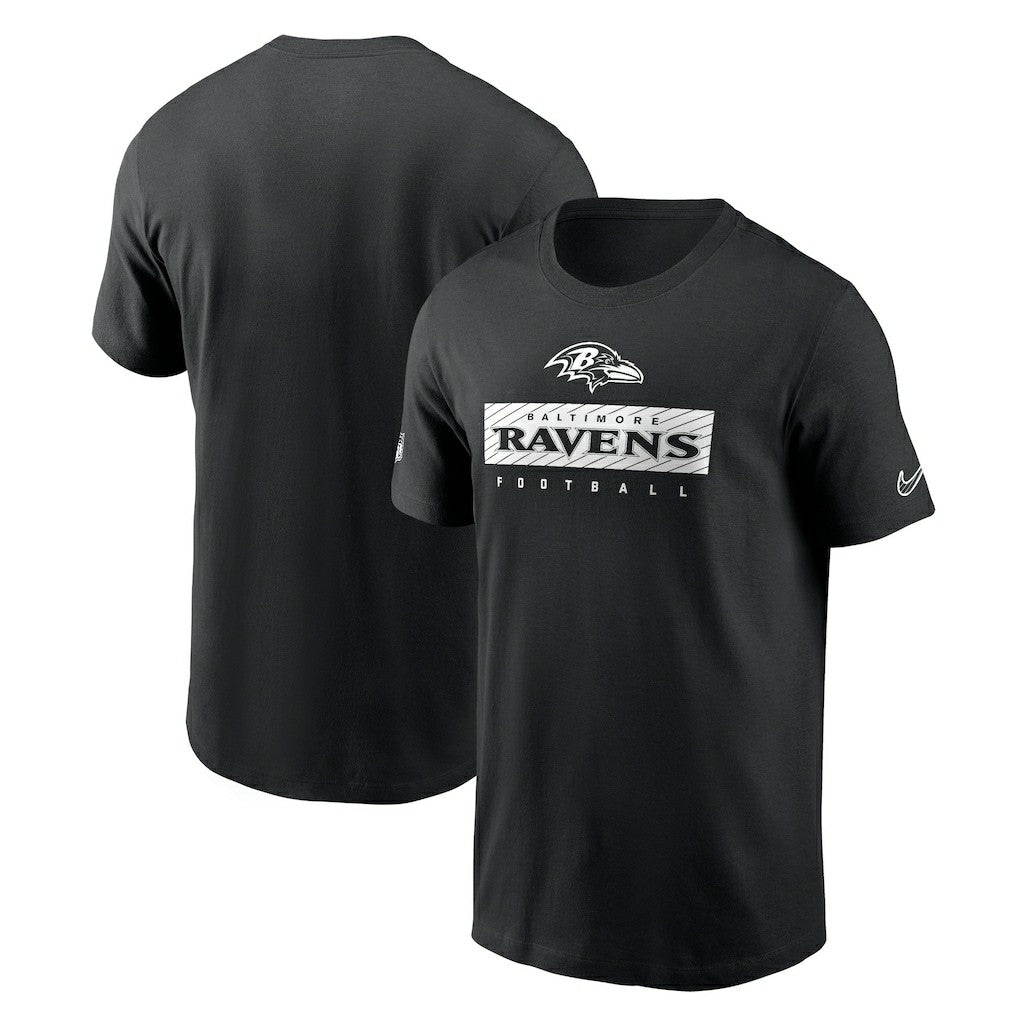Baltimore Ravens Sideline Performance T-Shirt - Black T-shirts