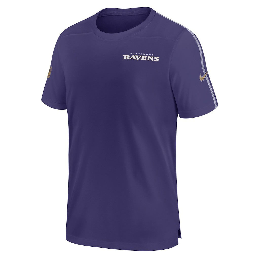 Baltimore Ravens 2024 Sideline Coach UV Performance T-Shirt - Purple T-shirts