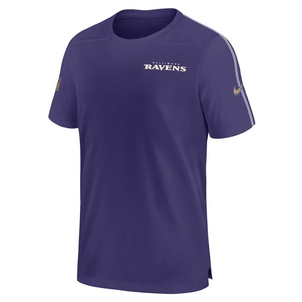 Baltimore Ravens 2024 Sideline Coach UV Performance T-Shirt - Purple T-shirts