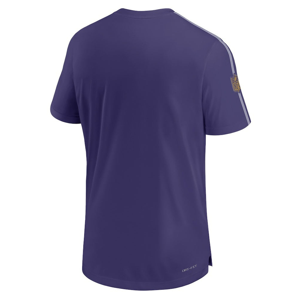 Baltimore Ravens 2024 Sideline Coach UV Performance T-Shirt - Purple T-shirts