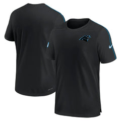 Carolina Panthers 2024 Sideline Coach UV Performance T-Shirt - Black T-shirts