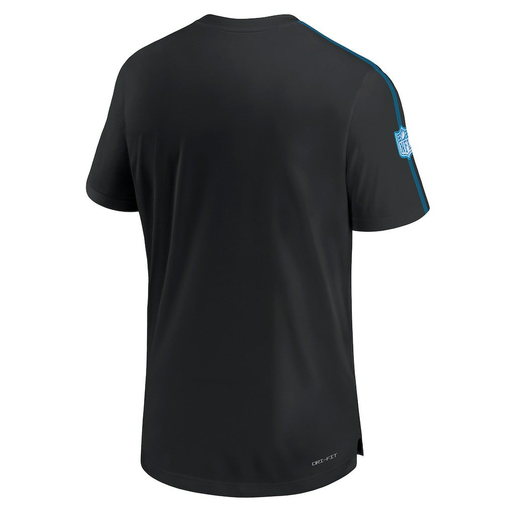 Carolina Panthers 2024 Sideline Coach UV Performance T-Shirt - Black T-shirts