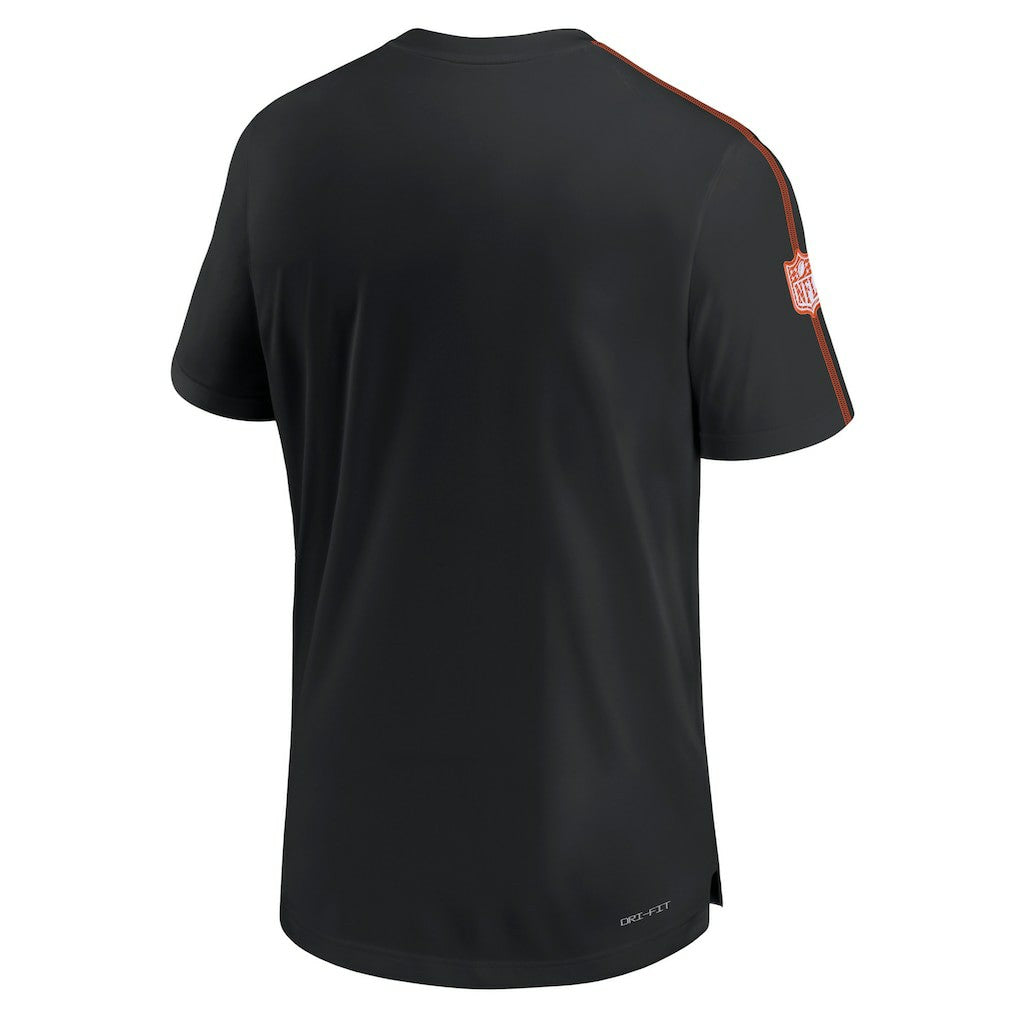 Cincinnati Bengals 2024 Sideline Coach UV Performance T-Shirt - Black T-shirts