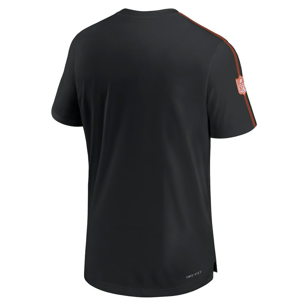 Cincinnati Bengals 2024 Sideline Coach UV Performance T-Shirt - Black T-shirts